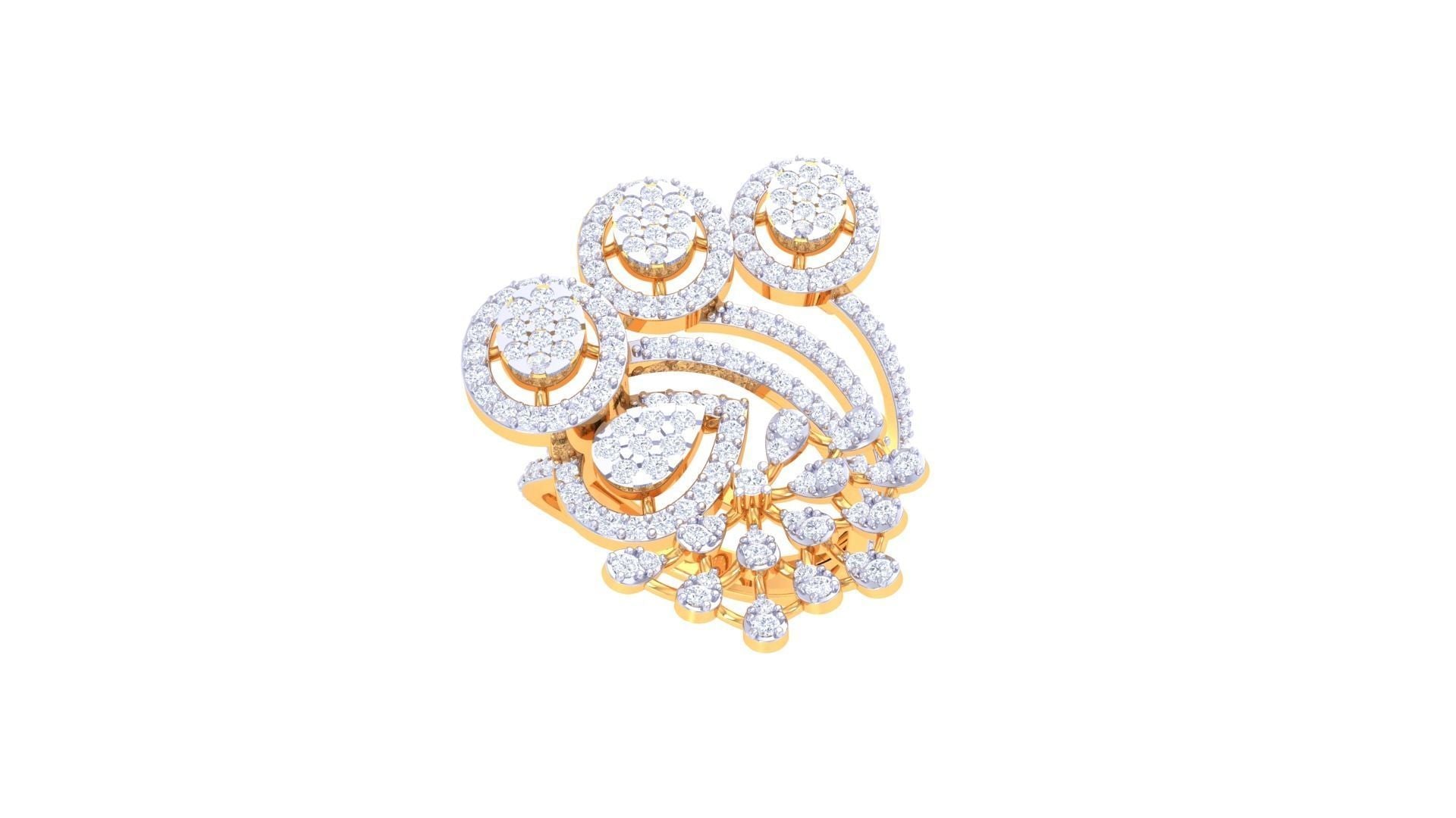 Phoebe Diamond Ladies Ring