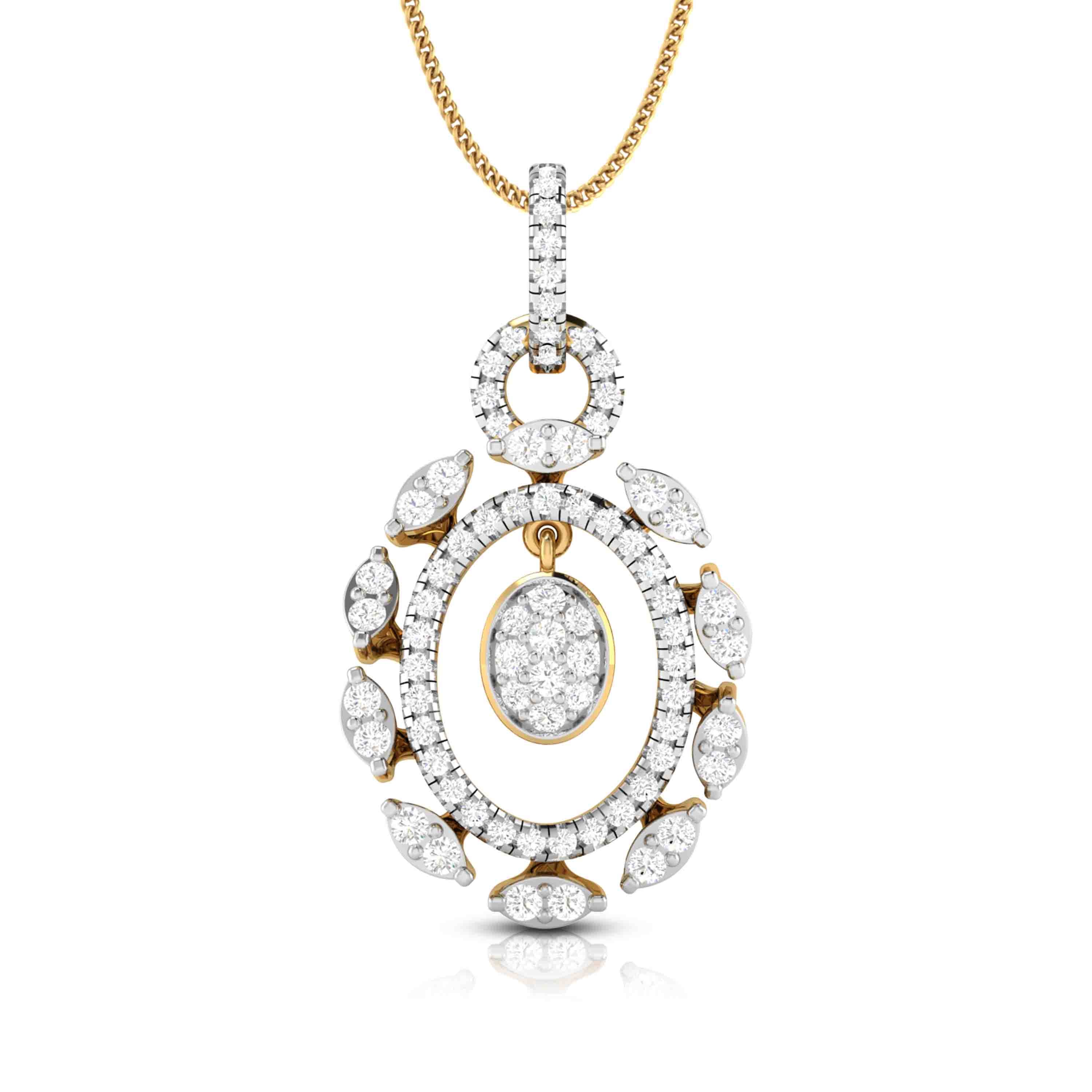 Callie Diamond Pendant Set