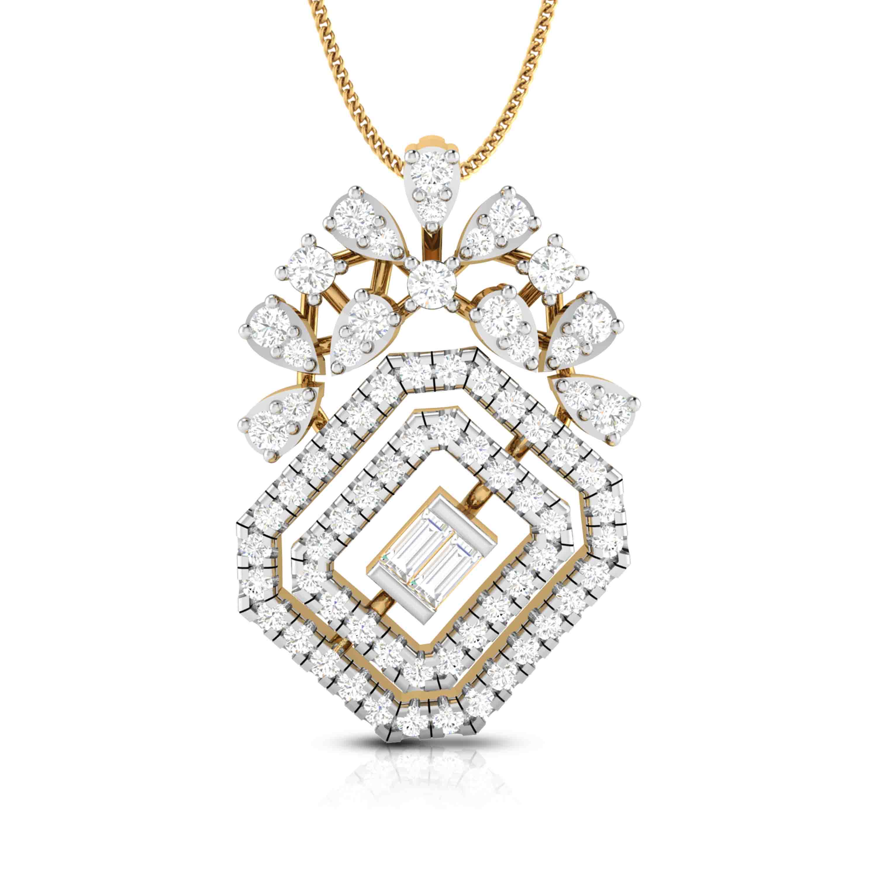 Gracie Diamond Pendant Set