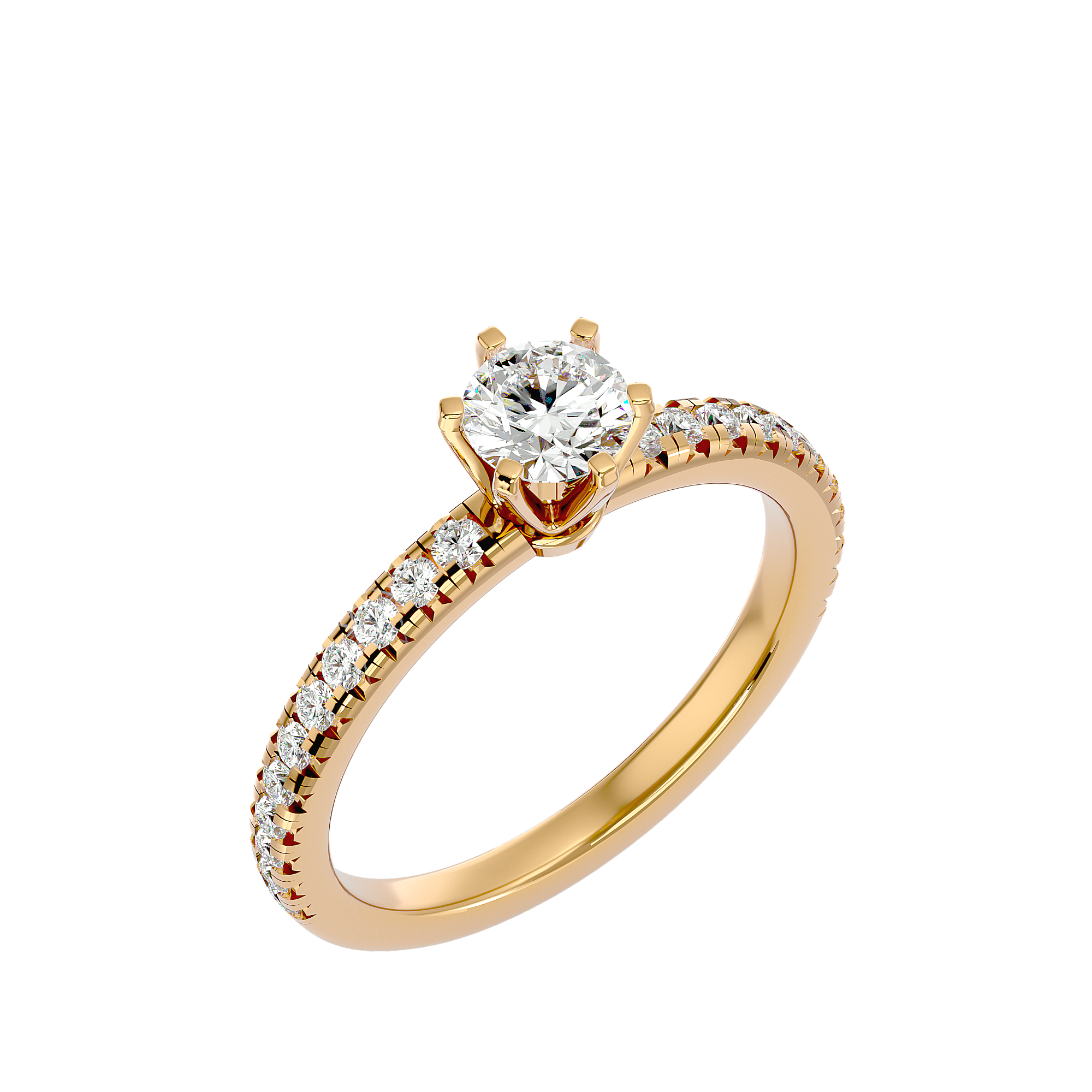 Maeve Diamond Solitaire Ring