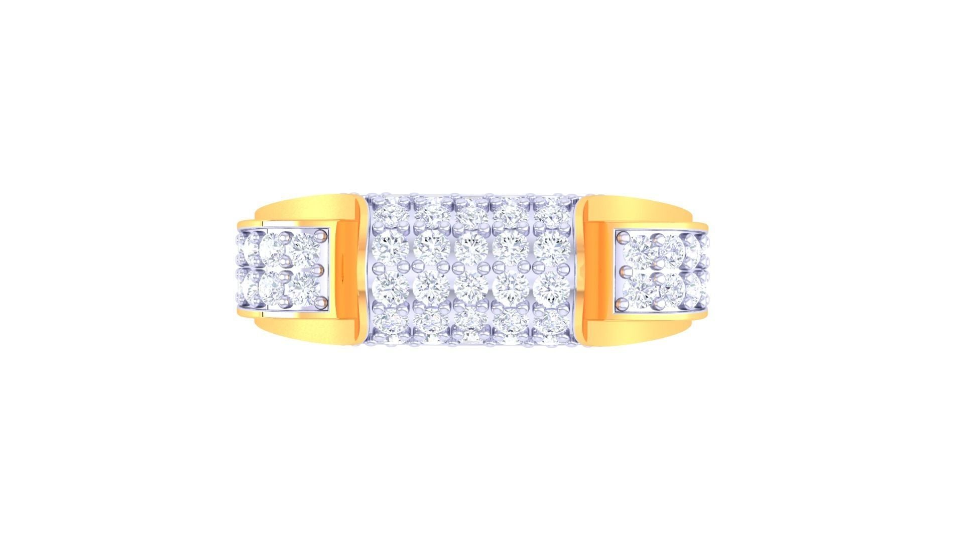 Bruno Diamond Mens Ring