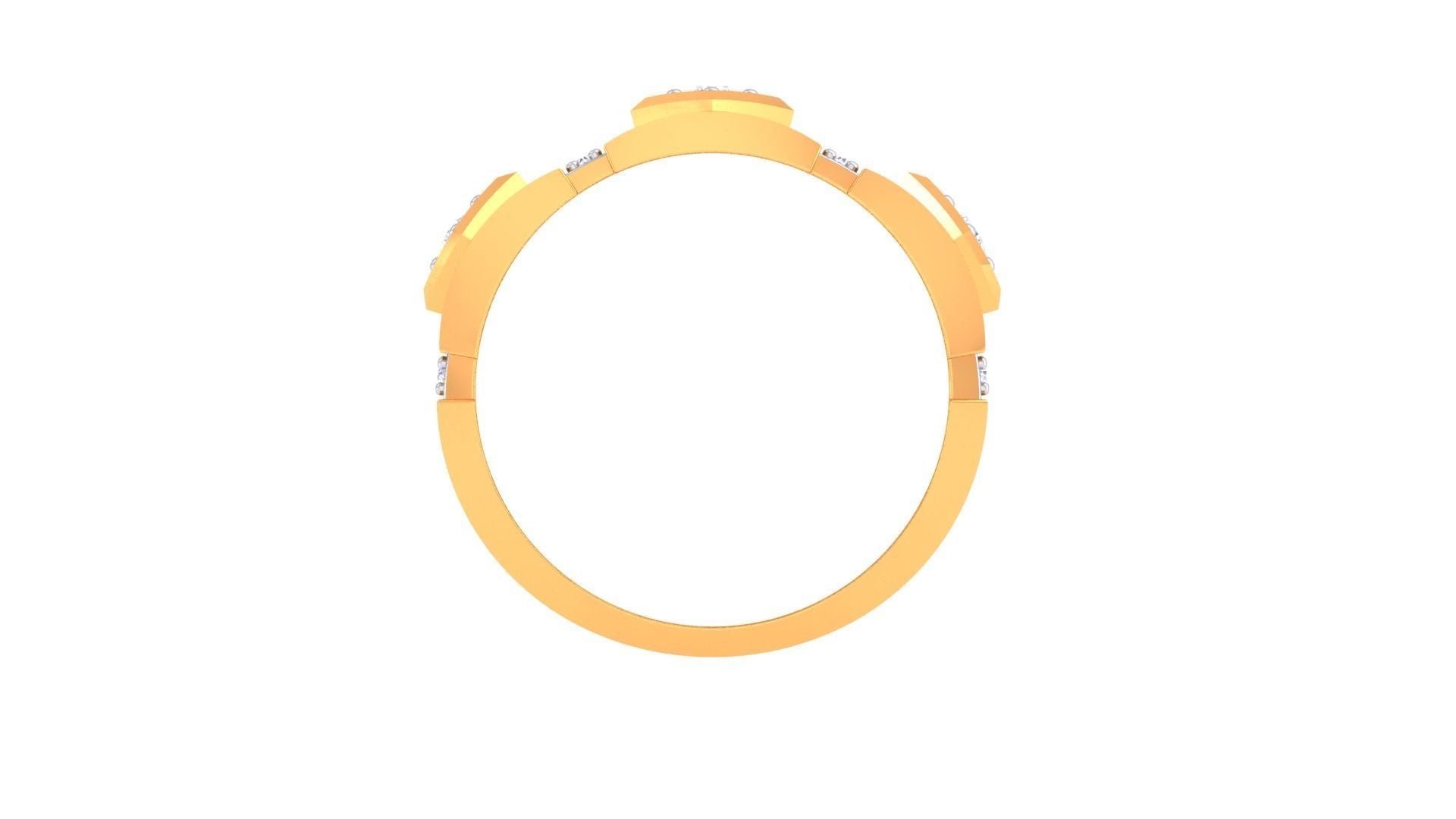 William Diamond Mens Ring