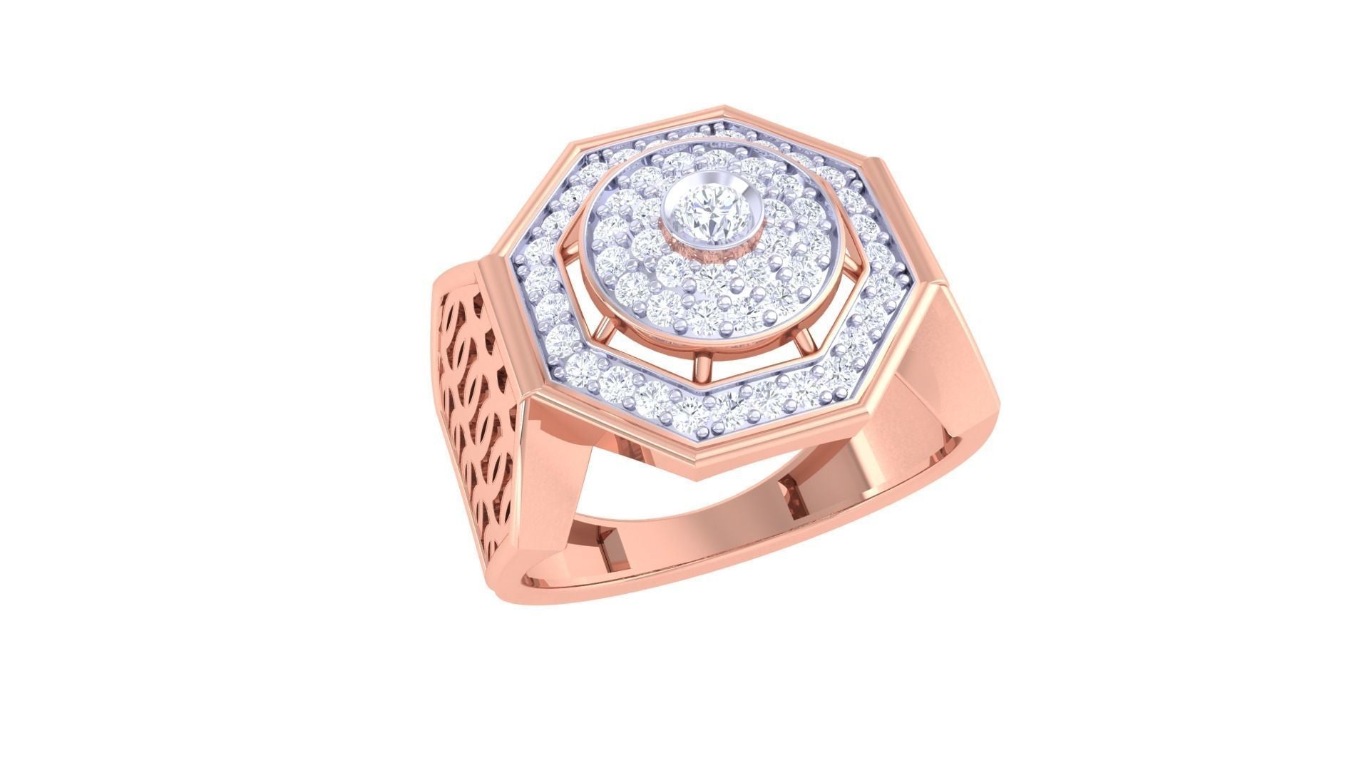 Miguel Diamond Mens Ring