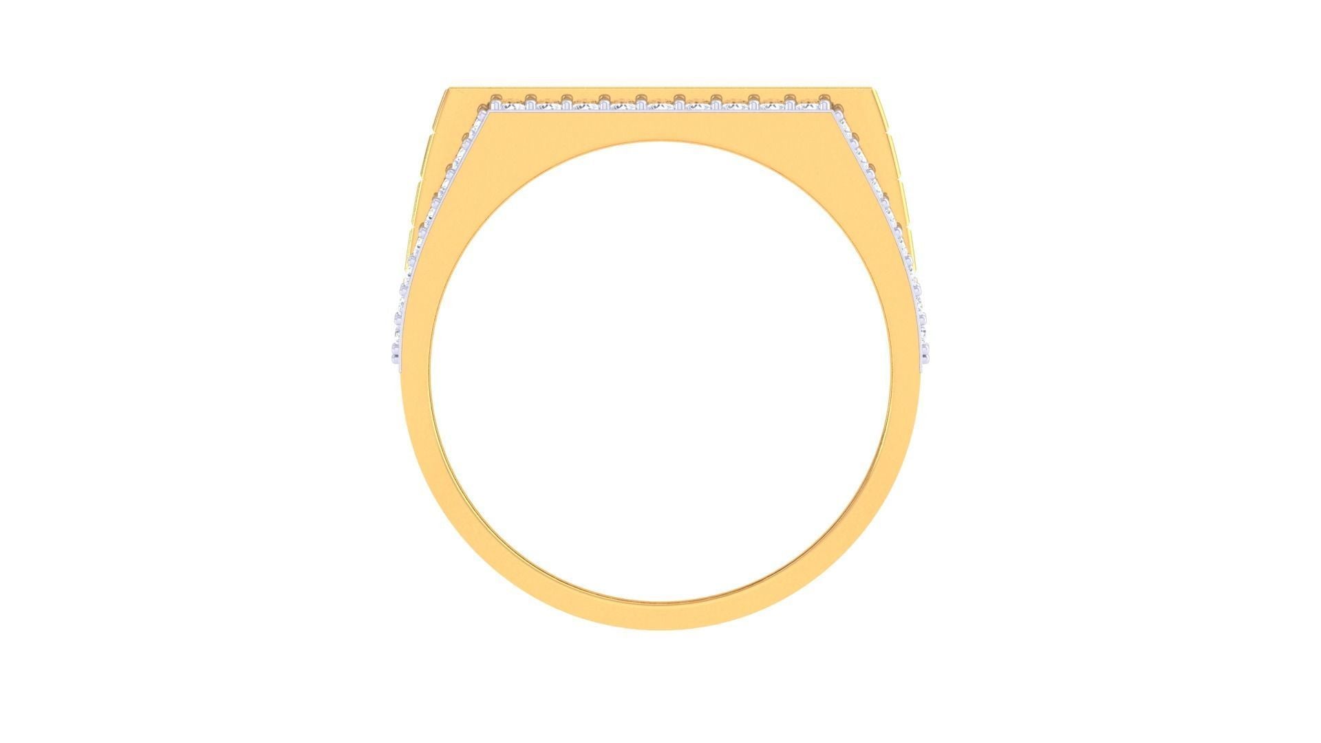 Bernardo Diamond Mens Ring