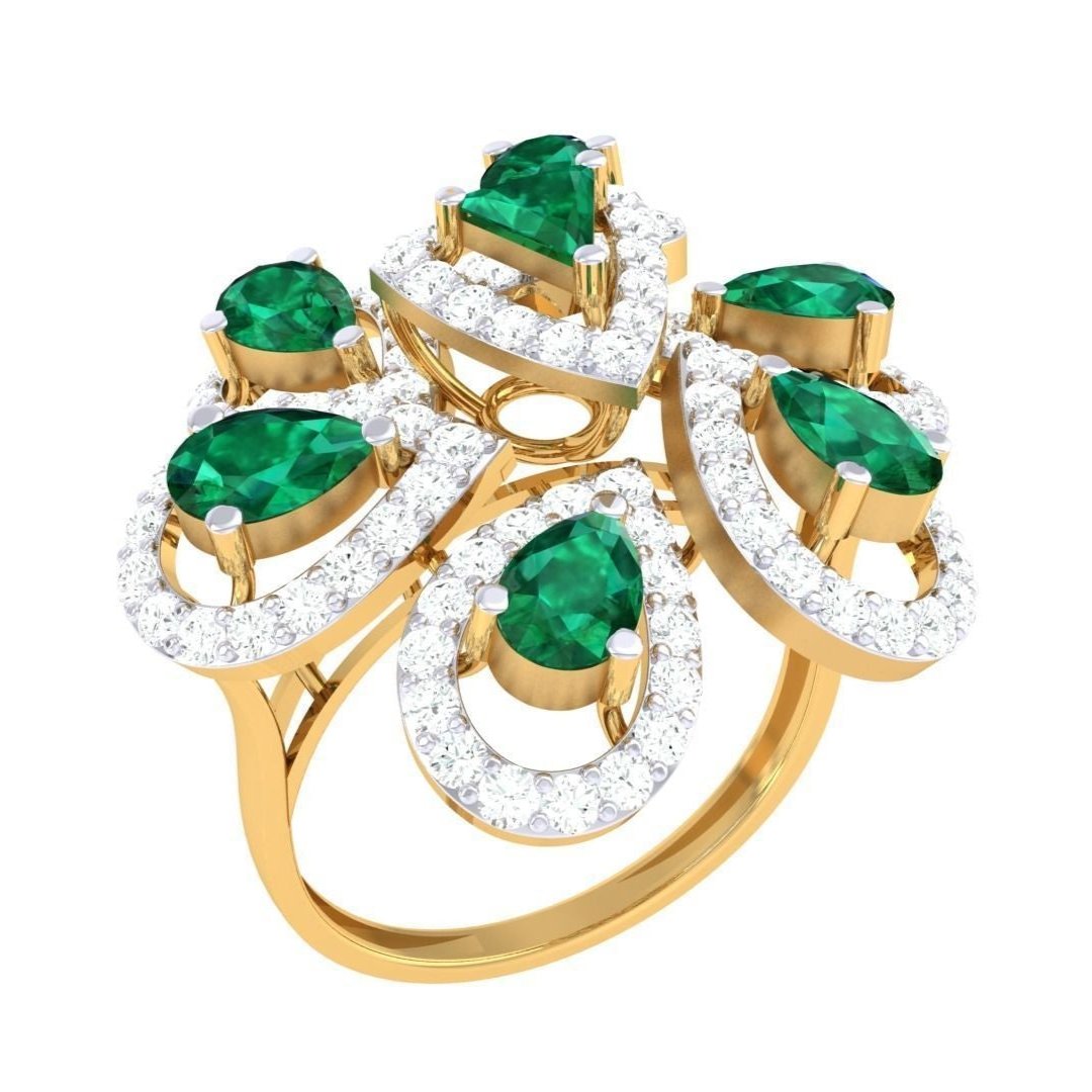 Komal Diamond Ladies Ring