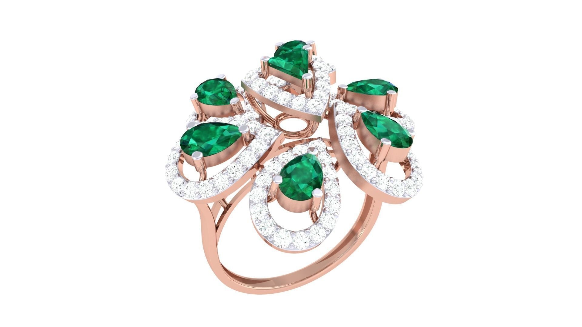 Komal Diamond Ladies Ring