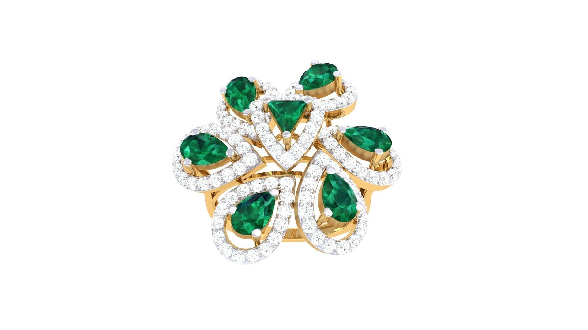 Komal Diamond Ladies Ring