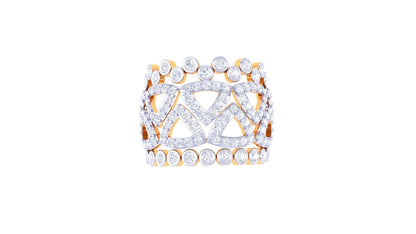 Rose Diamond Ladies Ring