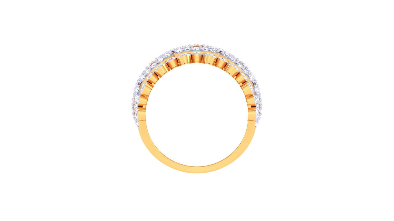 Rose Diamond Ladies Ring