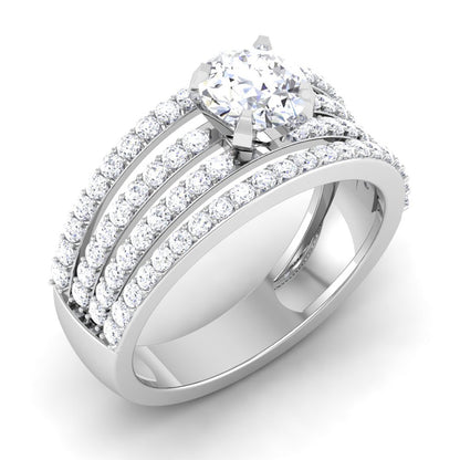 Zinnia Diamond Ladies Ring