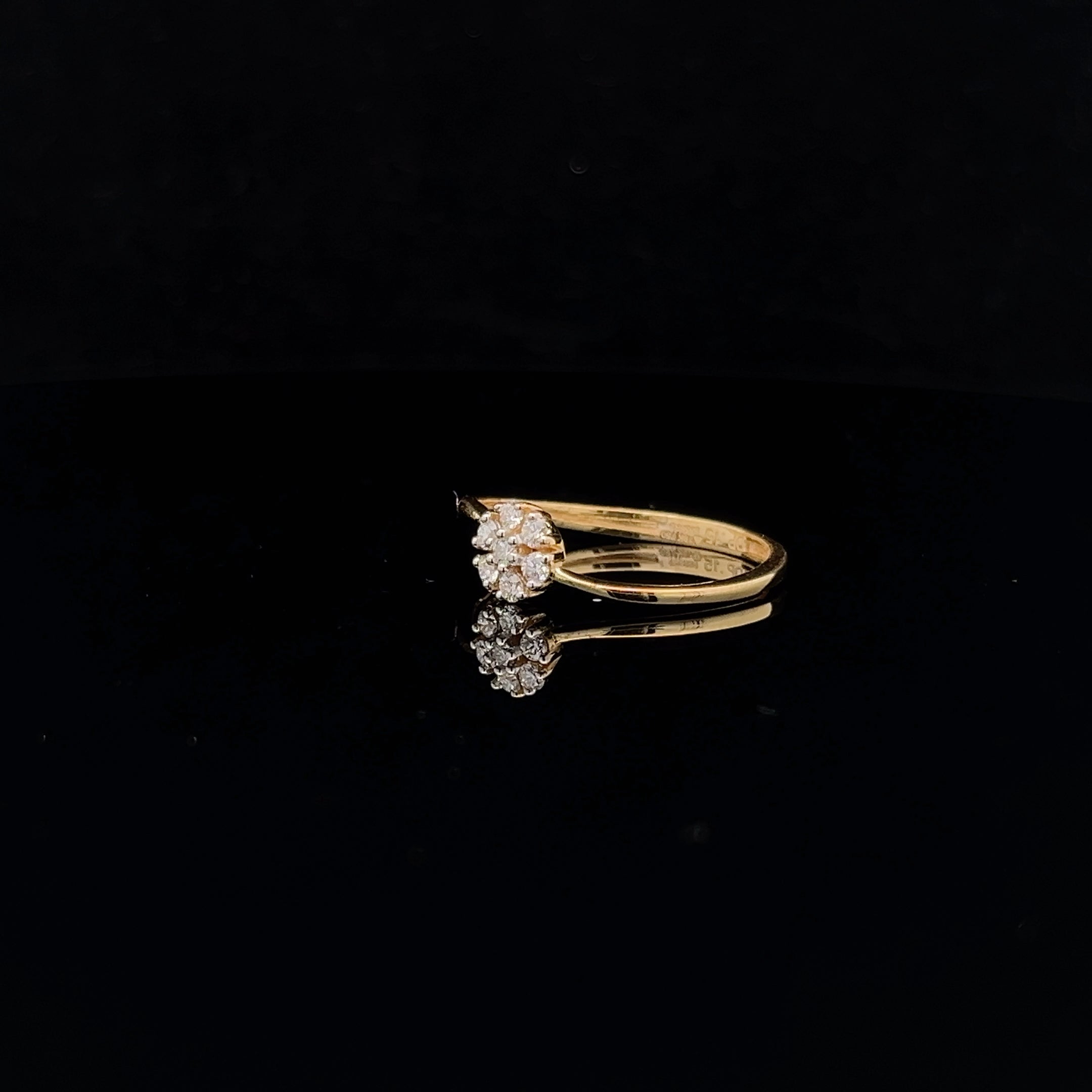 Olive Diamond Ladies Ring