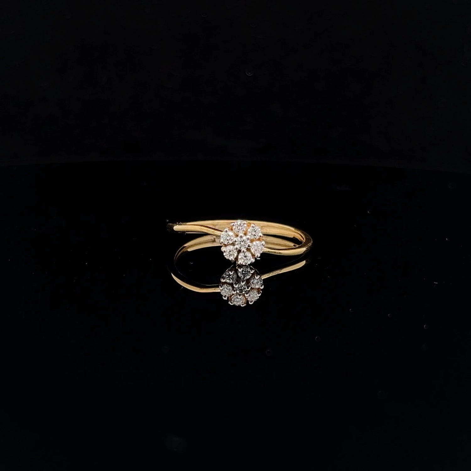 Olive Diamond Ladies Ring