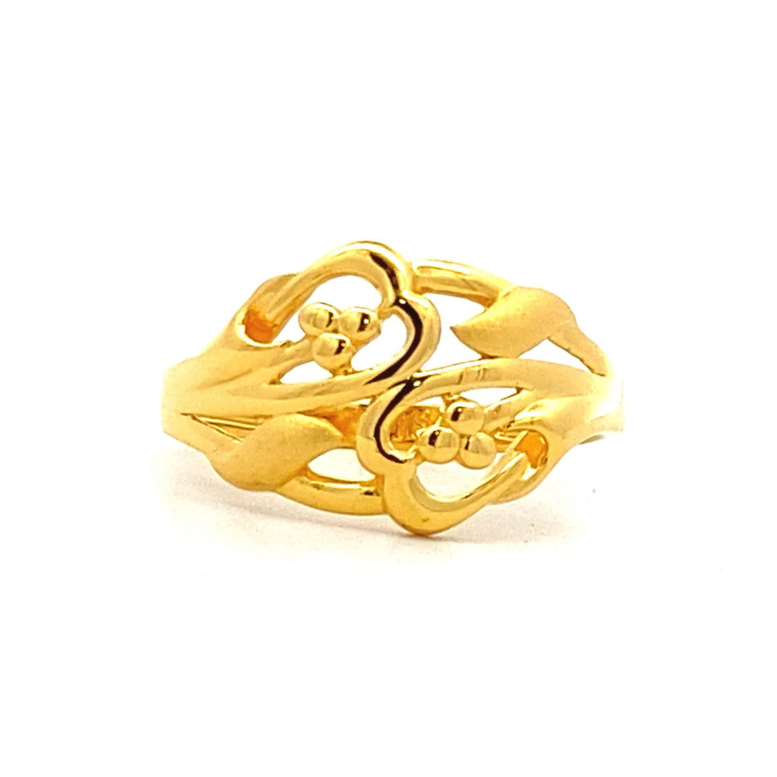 Gaytri  Plain Gold Ladies Ring