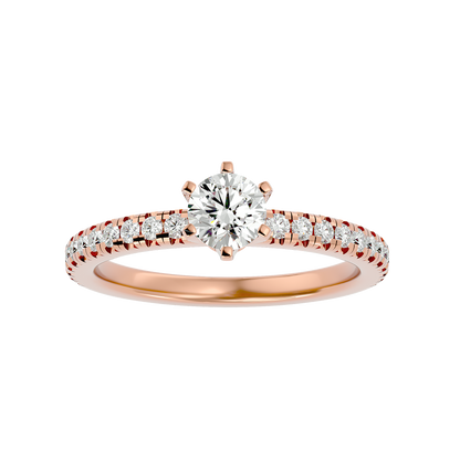 Maeve Diamond Solitaire Ring