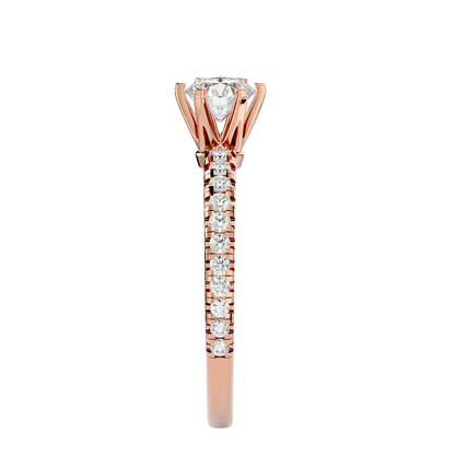 Maeve Diamond Solitaire Ring