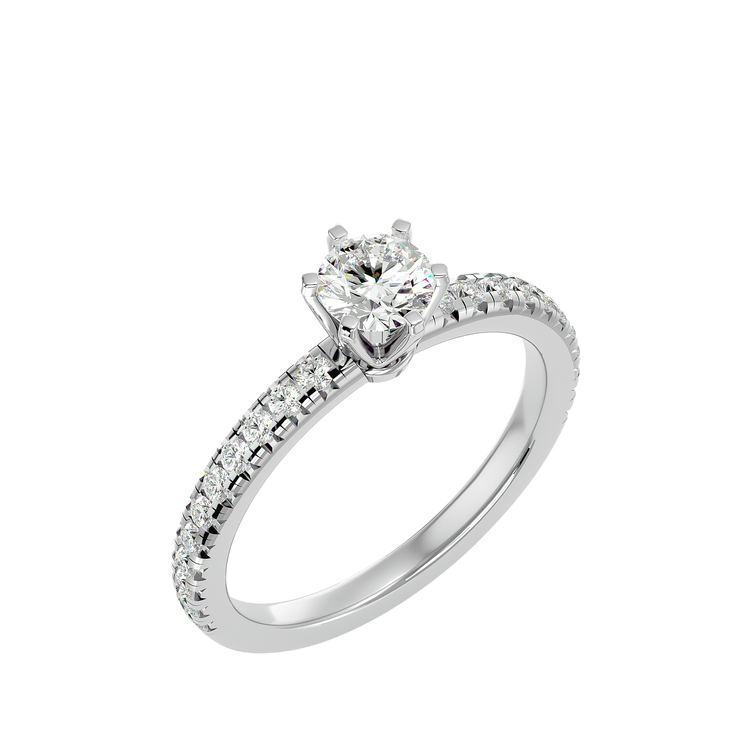 Maeve Diamond Solitaire Ring