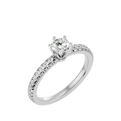 Maeve Diamond Solitaire Ring