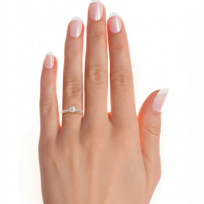 Maeve Diamond Solitaire Ring