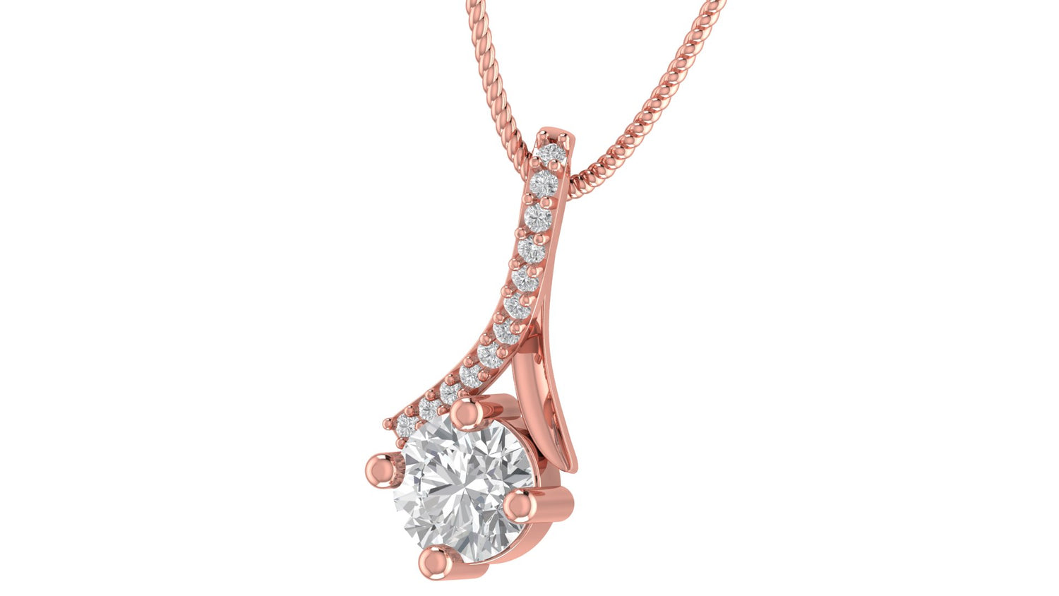 Solitaire Diamond Pendant : The Prestige Line