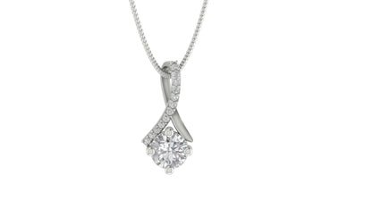 Solitaire Diamond Pendant : The Prestige Line