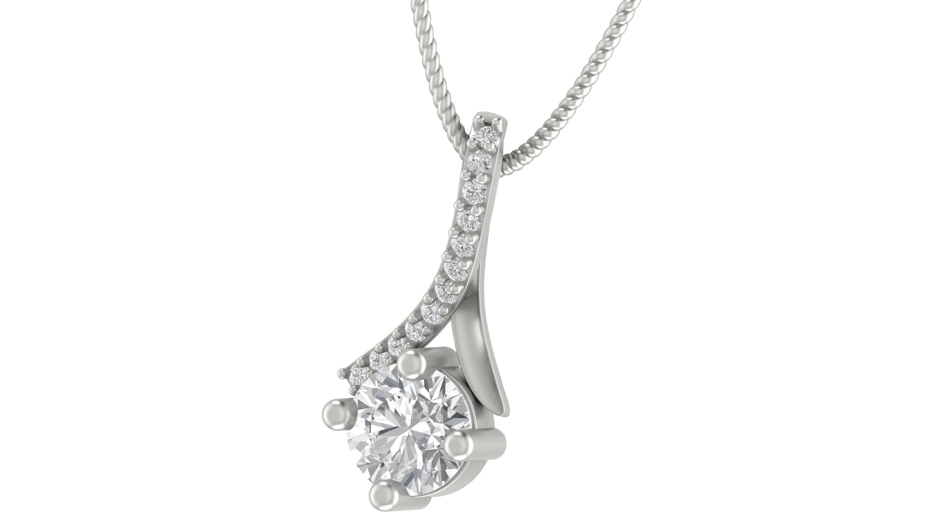 Solitaire Diamond Pendant : The Prestige Line