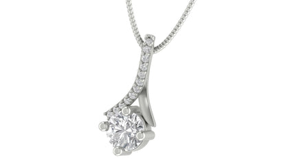 Solitaire Diamond Pendant : The Prestige Line