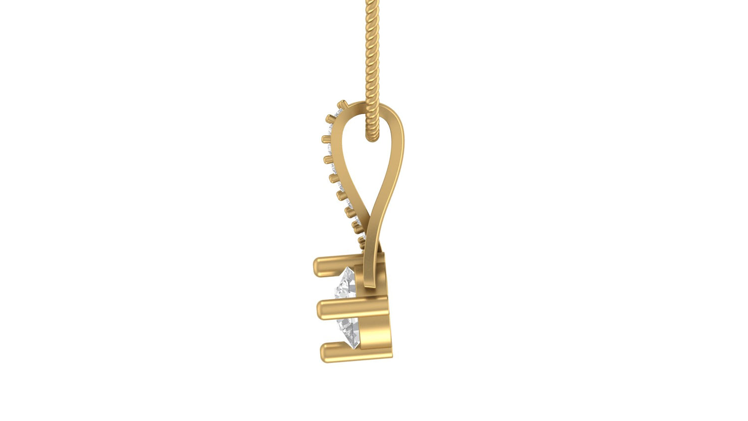 Solitaire Diamond Pendant : The Prestige Line