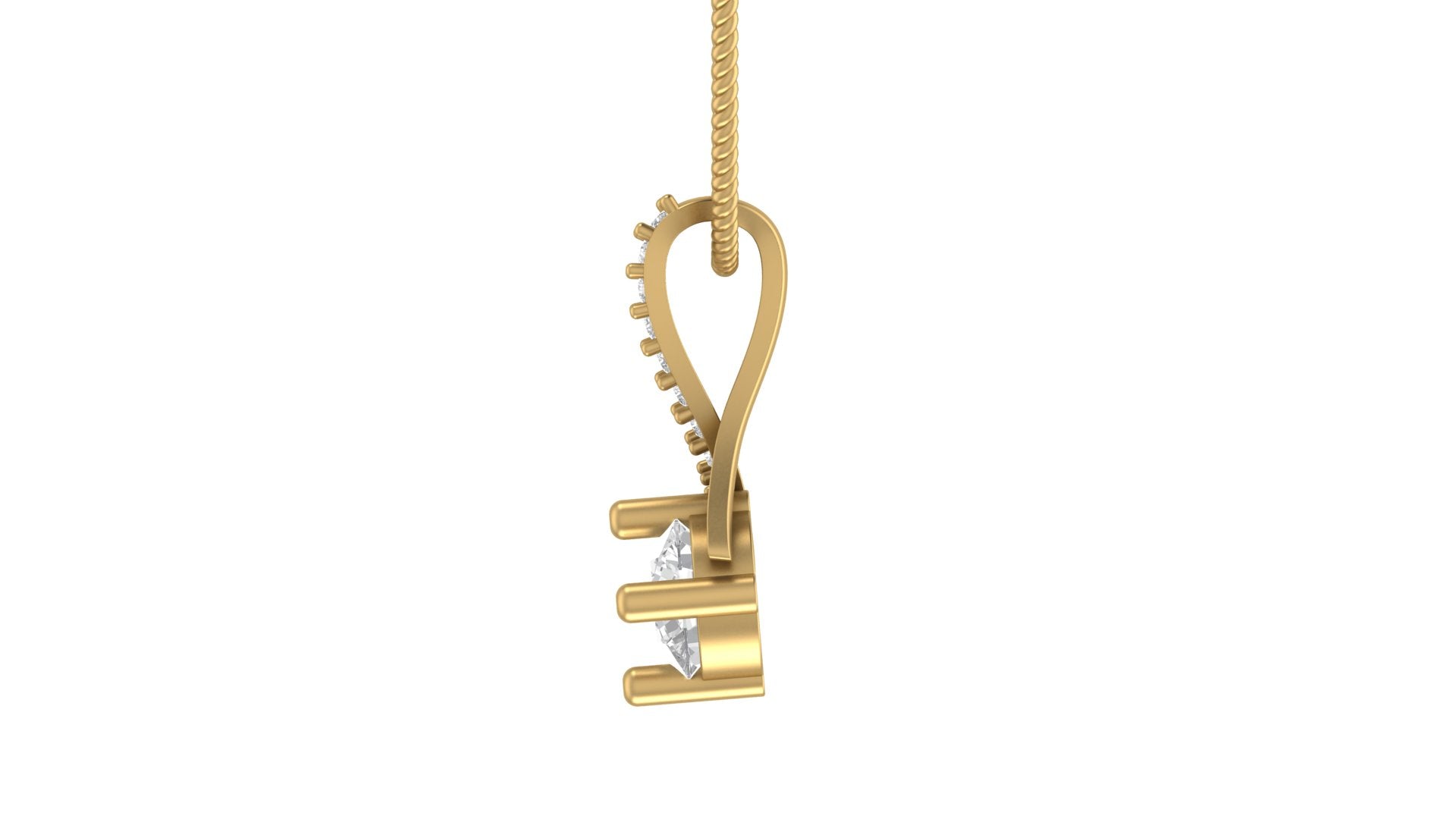 Solitaire Diamond Pendant : The Prestige Line
