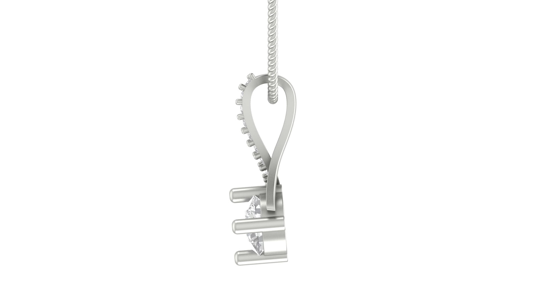 Solitaire Diamond Pendant : The Prestige Line