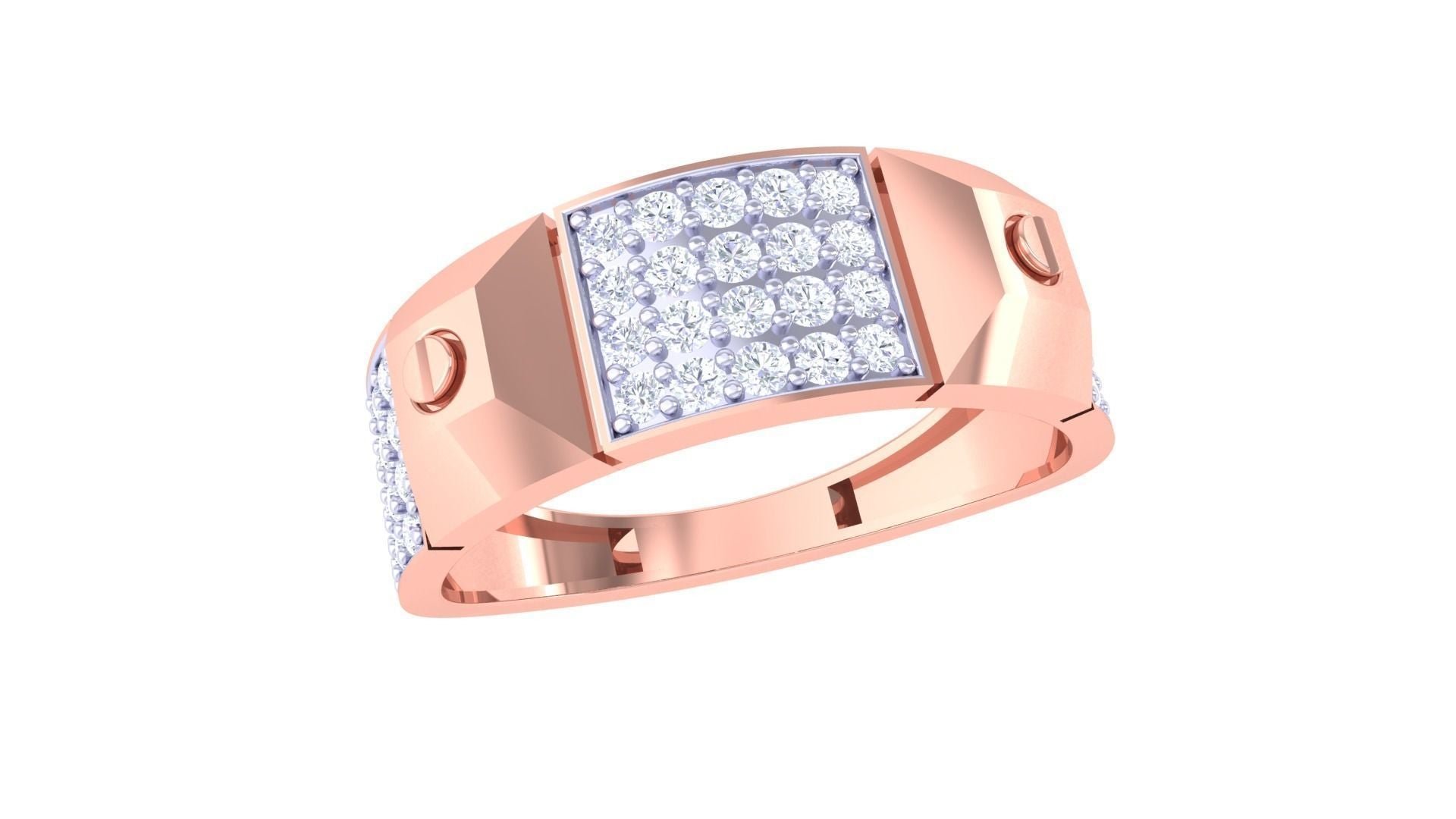 Oliver Diamond Mens Ring