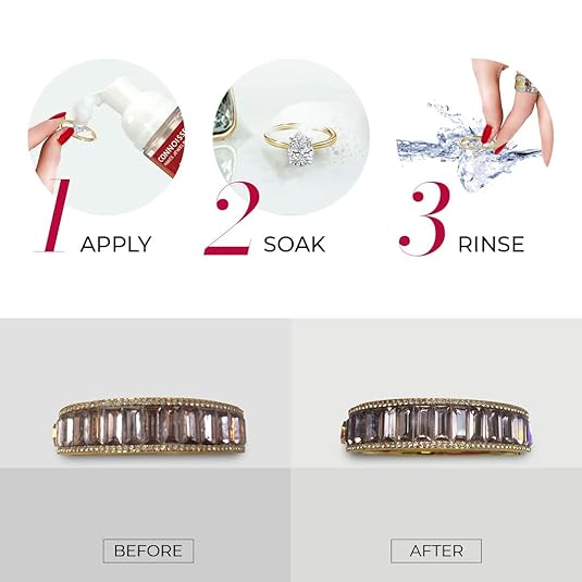All-Purpose Jewelry Cleansing Foam, Quick and Easy Jewelry Cleaner Solution