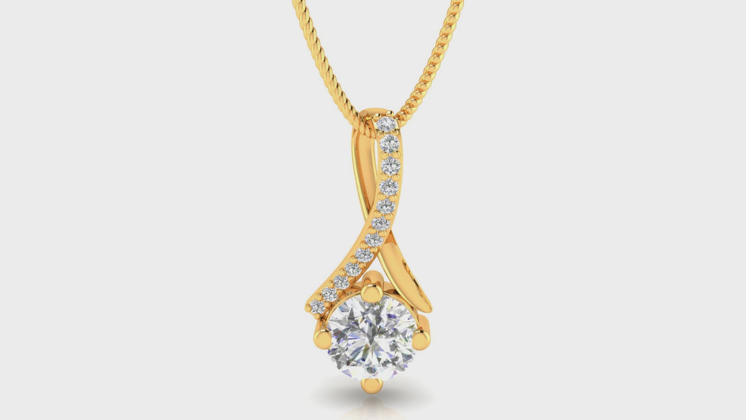 Solitaire Diamond Pendant : The Prestige Line