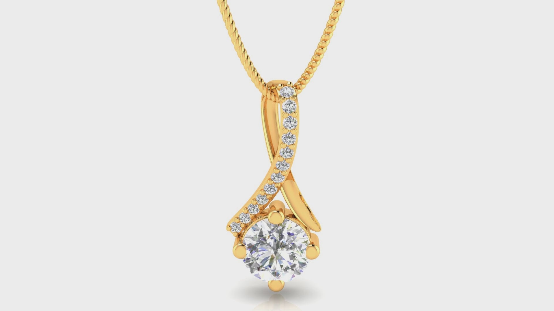Solitaire Diamond Pendant : The Prestige Line