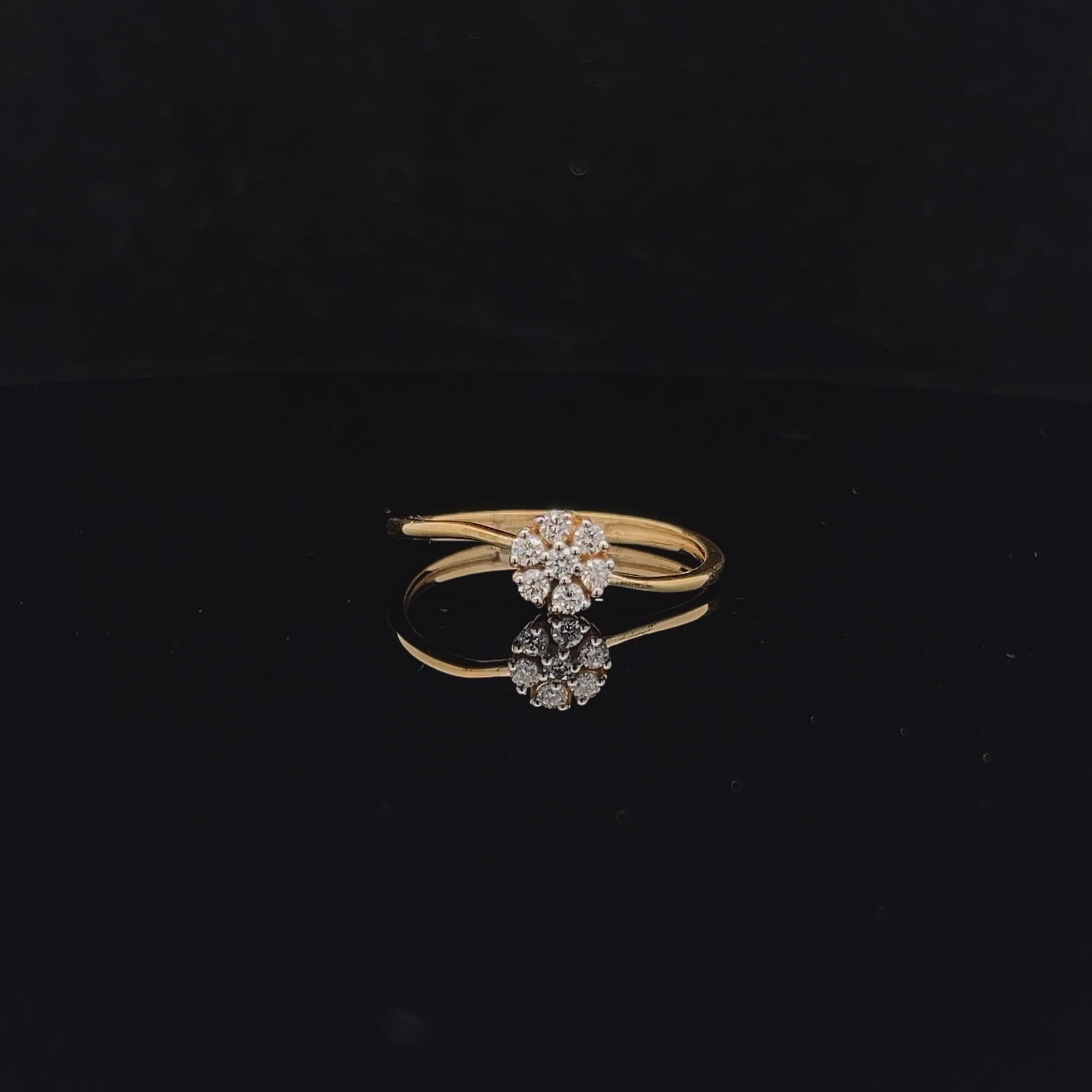 Olive Diamond Ladies Ring