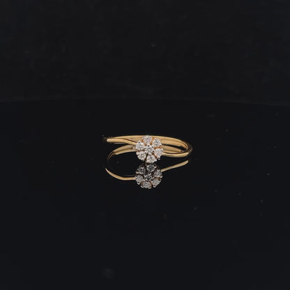 Olive Diamond Ladies Ring