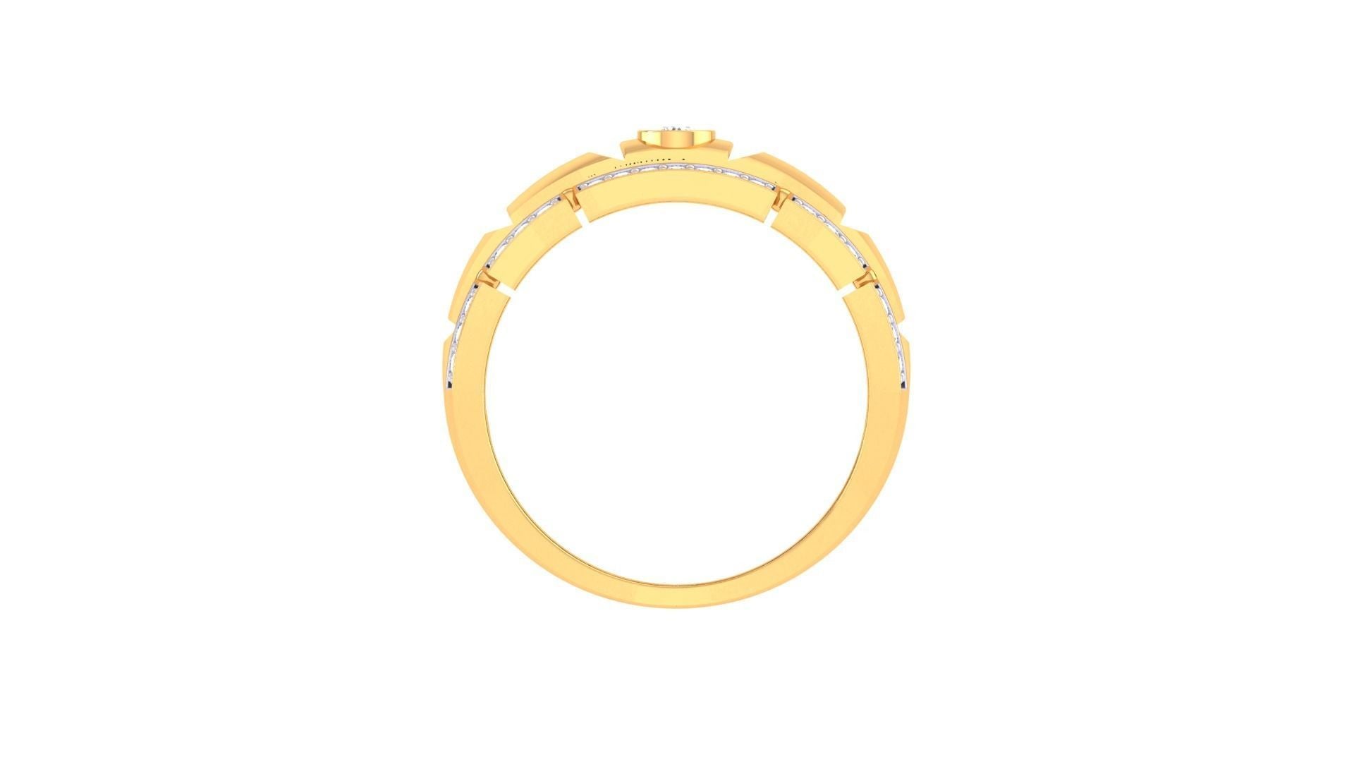 Thomas Diamond Mens Ring