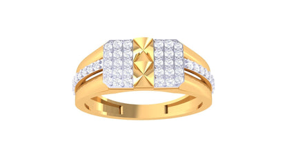 Leo Diamond Mens Ring