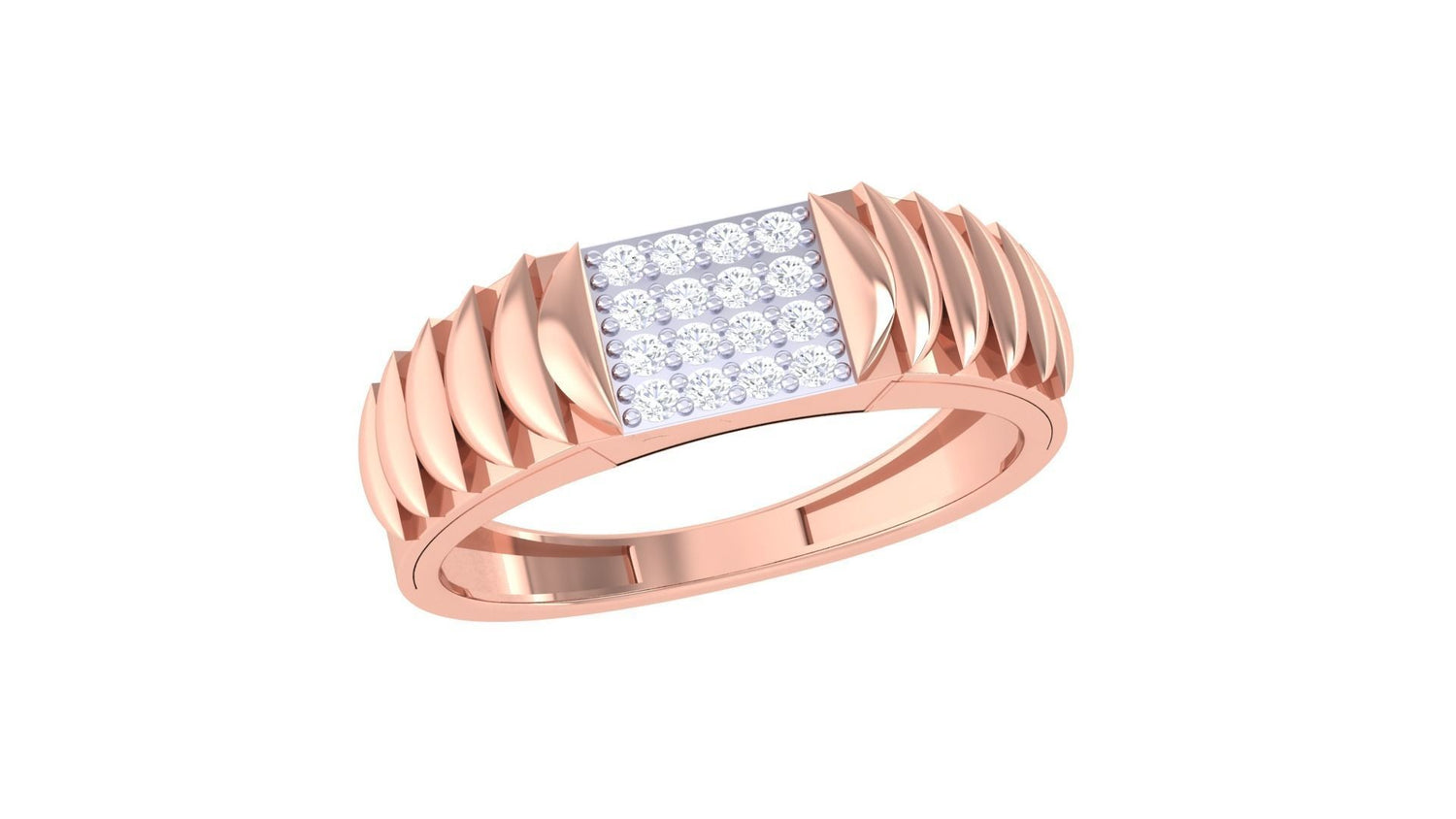 Mya Diamond Mens Ring
