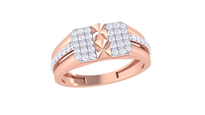 Leo Diamond Mens Ring