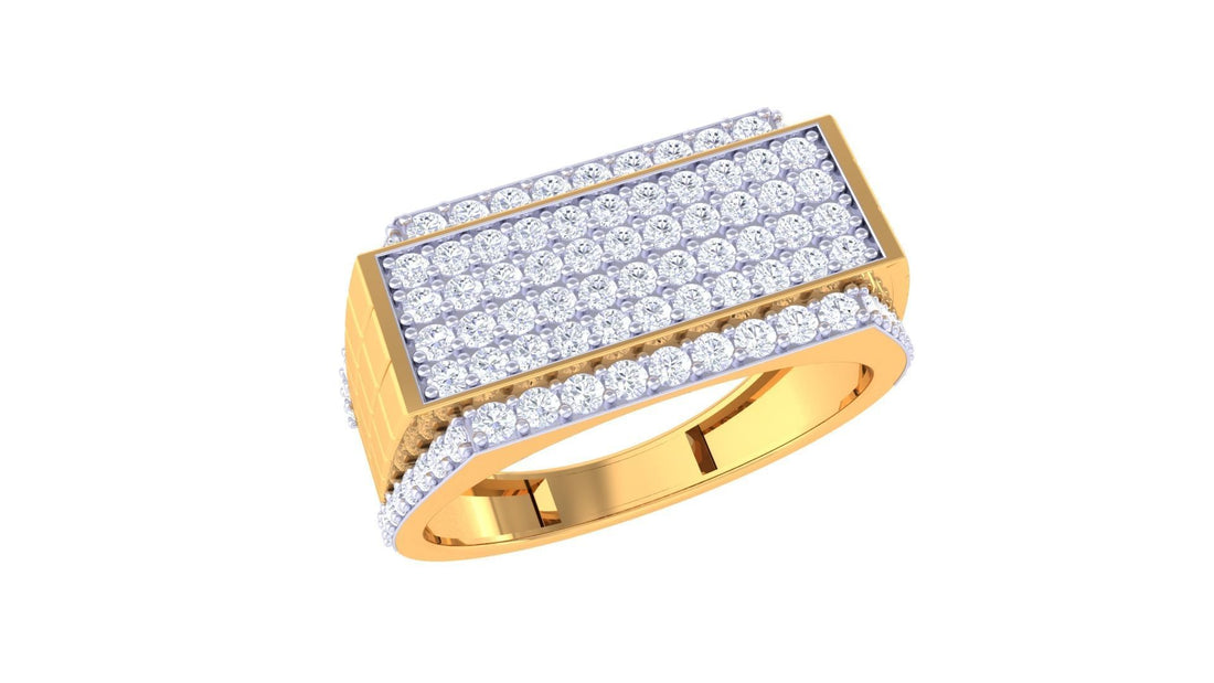Bernardo Diamond Mens Ring
