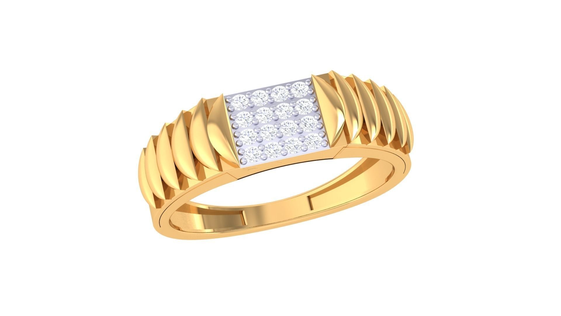 Mya Diamond Mens Ring