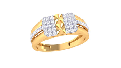 Leo Diamond Mens Ring