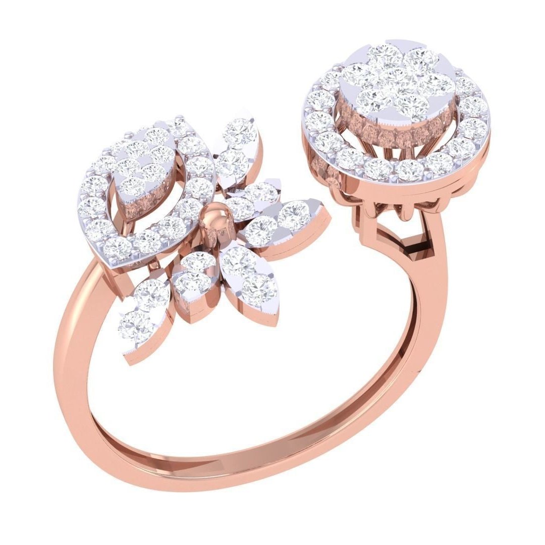Daisy Diamond Ladies Ring