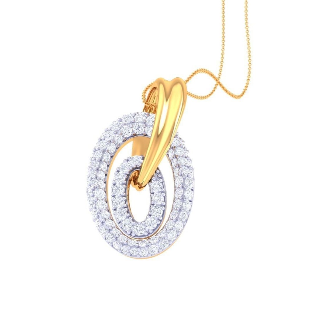 Paisley Diamond Pendant