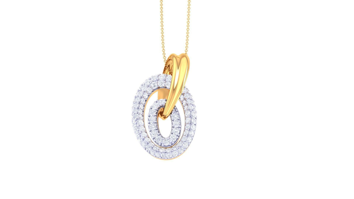 Paisley Diamond Pendant